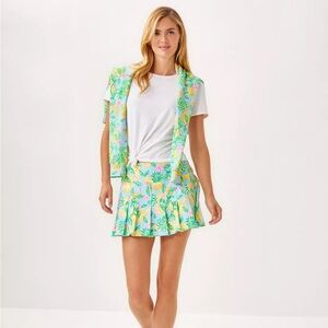 Lilly Pulitzer Lemon Floral Skort